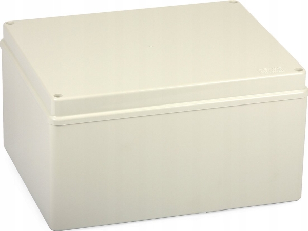 Scame Aufputz-Abzweigdose Wasserdicht Ip56 240X190x125 Mm Ohne Kabeleinführungen Scabox 686.408 Grau