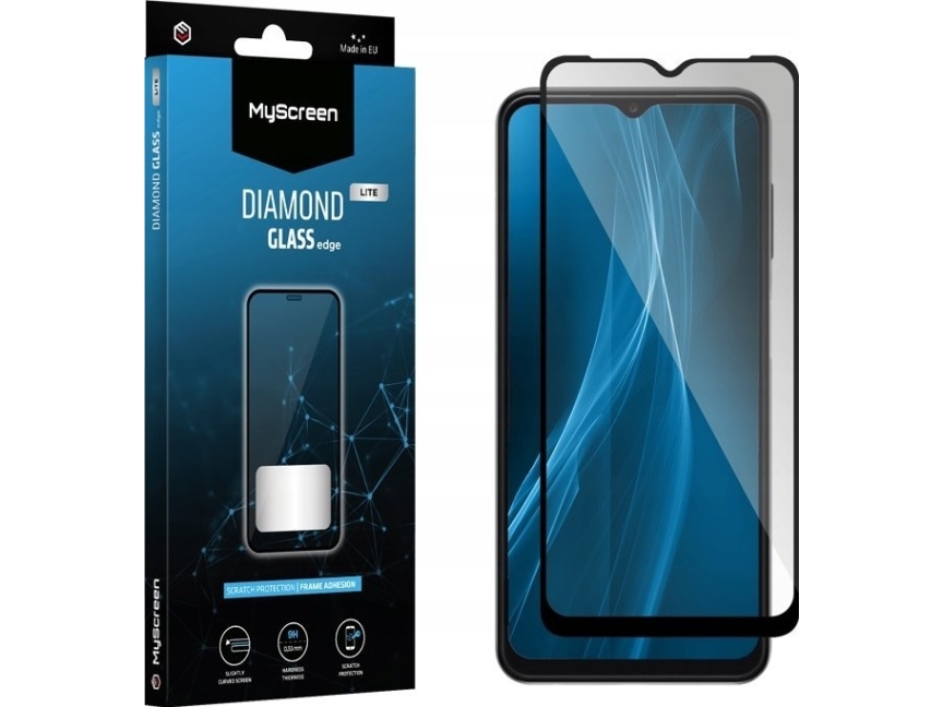 Myscreen Protector - Diamond Glass Lite Edge Full Glue Härdat Glas För Lätt Rundade Skärmar För Tcl 40X 5G