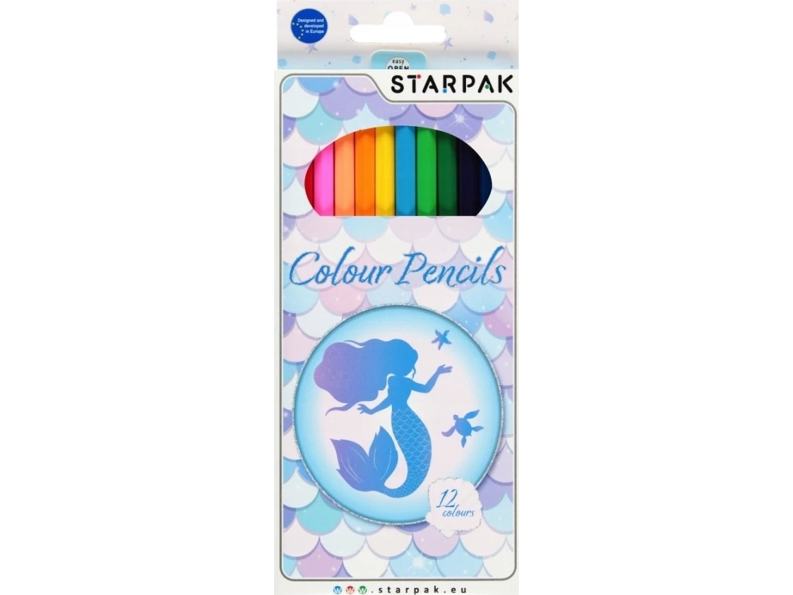Starpak Kredki Olo 12Kol Mermaid Stk Pud 12/144