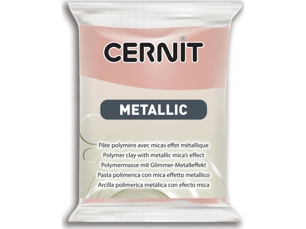 Cernit - Ler - Metallic - Pink Guld - 052 - 56 G