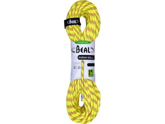 Seil Beal Feed 9,8 Mm 50 M - Gelb Beal