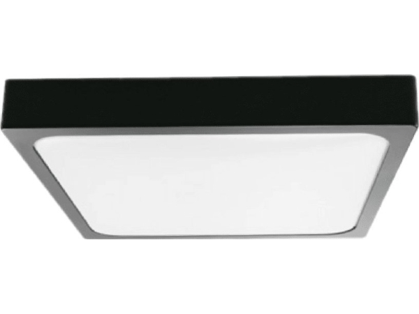V-Tac Led-Deckenleuchte Quadratisch 24W 42Cm Mit Bewegungsmelder V-Tac Schwarz Vt-8624S Neutral