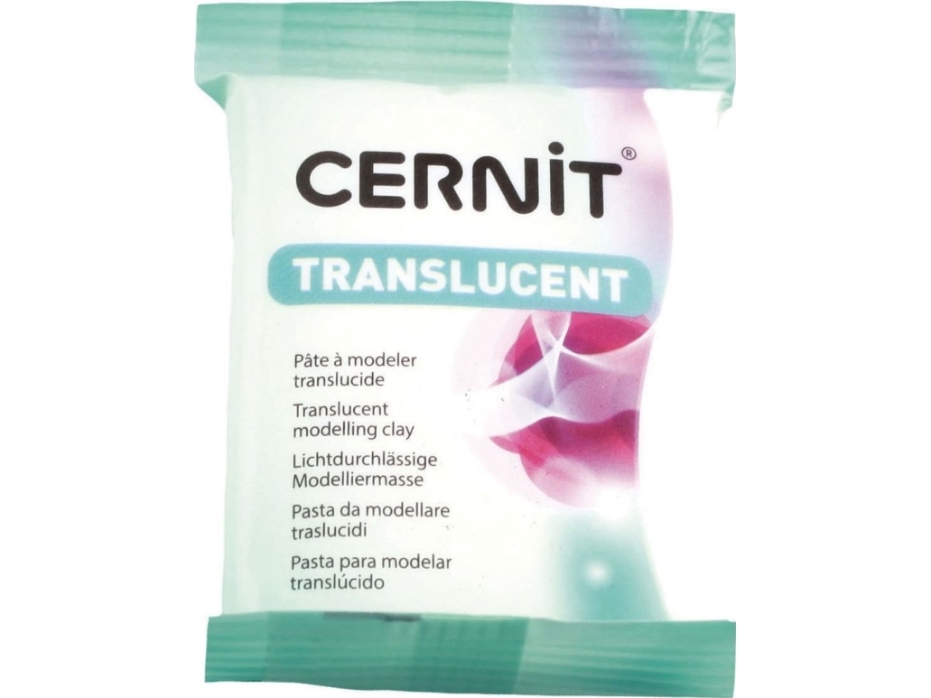 Cernit 005 Translucent white 56g billede