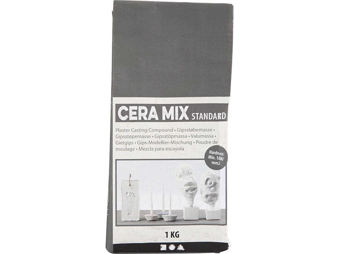 Creative Company Modelliergips Cera-Mix 1 Kg