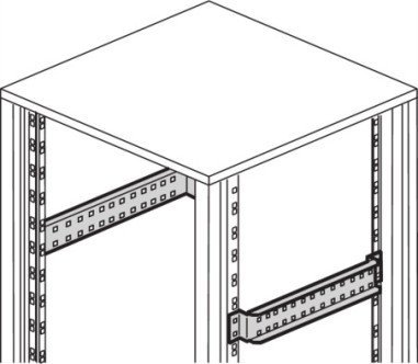 Schroff Depth Member 19"800D (2Pcs) - Rack-Zubehör (22117377)