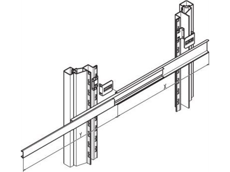Schroff Mounting Kit Telescopic Slide - Rack-Zubehör (21120159)