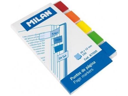 Milan genomskinliga indexflikar (235721) | Papper & Emballage - Block & Post-It - Post-it | GameStuff
