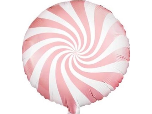 Party Deco Yummy Candy Folienballon, Hellrosa, 45Cm Universal