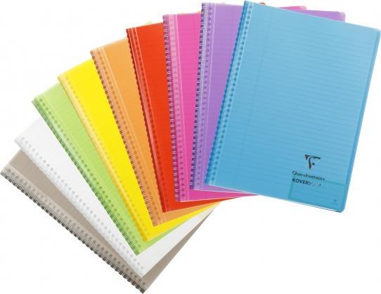 Clairefontaine KIRJASTO 17X22CM 80K LINE KOVERBOOK PP 1 PAKKAUS MIX COLOURS -VÄRIT