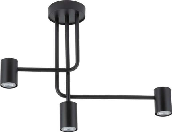 Deckenleuchte Sigma 3-Punkt Deckenlampe Luis Schwarz Plafond Über Dem Tisch
