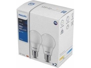 Selgros Led-Glühbirne Philips E27 8W Warm Color 2Pcs