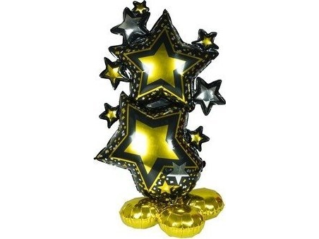 Selgros Stehender Stern Folienballon