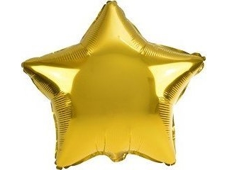 Selgros Folienballon Stern Gold