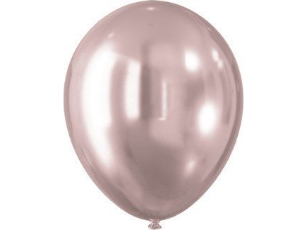 Selgros Luftballons - Chrom-Effekt Rosa (5 Stk.)
