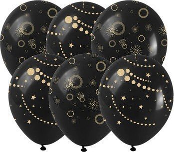 Selgros Ballons Mit Goldaufdruck (6 Stück)