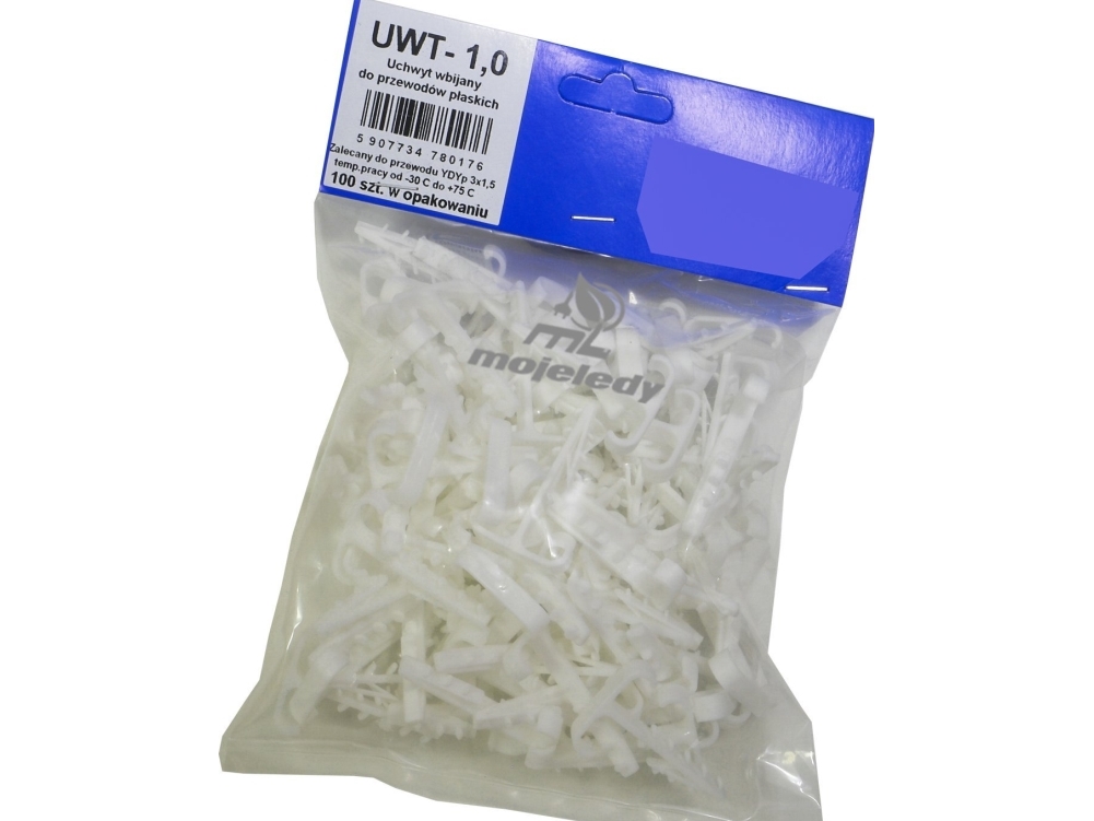 Baks Flachkabelkanalhalter Uwt-2,5 1Op.