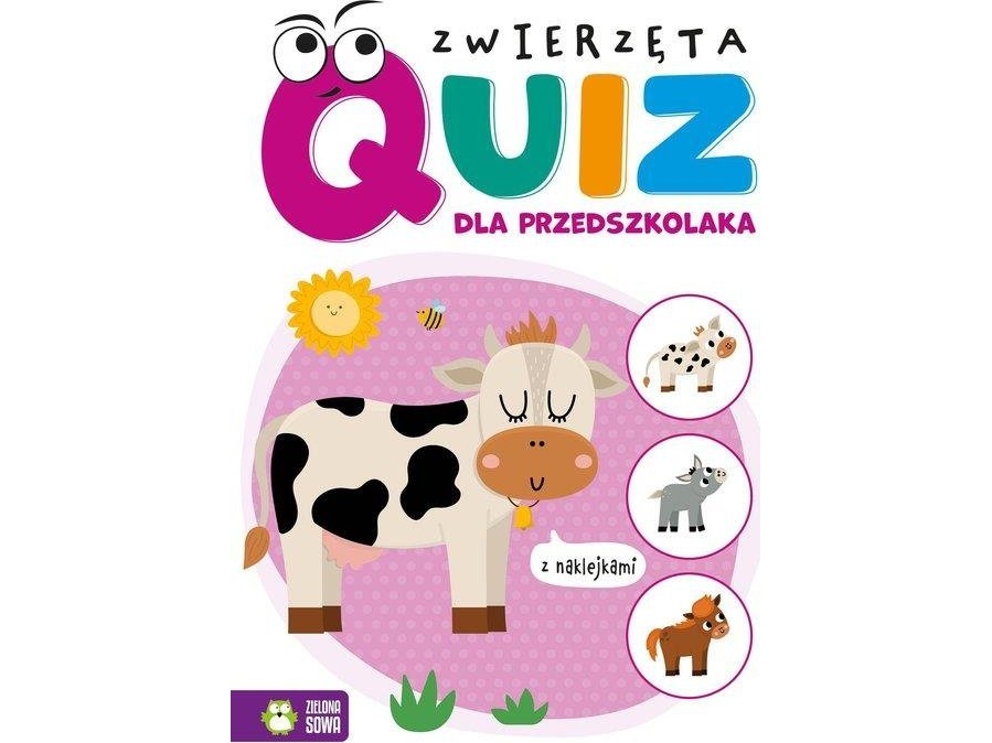 Zielona Sowa quiz til førskolebørn Dyrene 94186