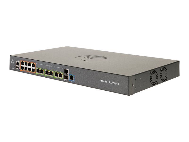 Cambium Switch Full Managed Layer3 16 Port 8X 1 Gbe 6X 25 Gbe Poe Budget 240 Watt 16 Poe At 2X Sfp 19 Cnmaestro Ex2016mp