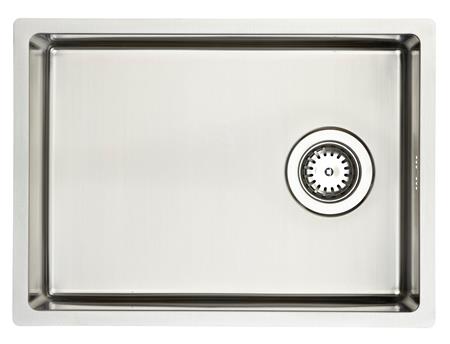 Flow FL35 köksbänk i rostfritt stål 48x34cm | VVS Artiklar - Uppvärmning - Tillbehör | GameStuff