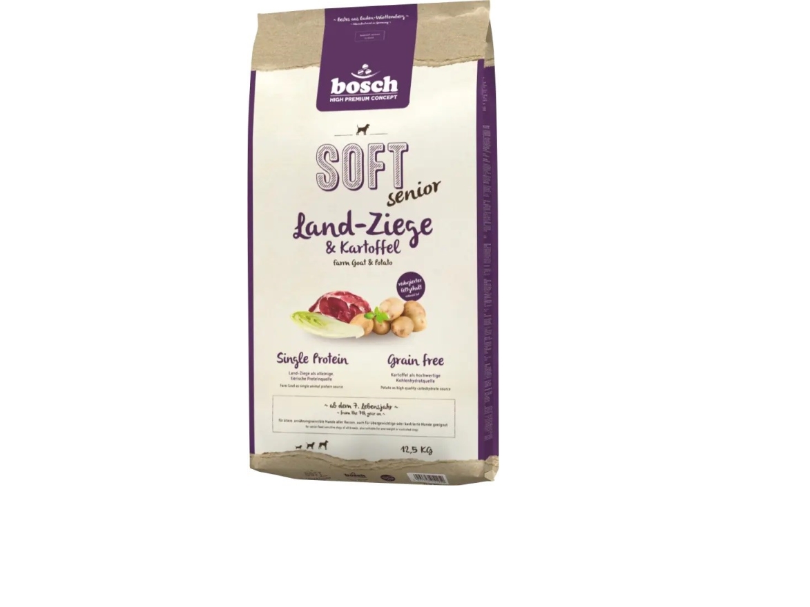 bosch Dog Senior HPC Soft Farm Goat (begrūdis, vieno baltymo) 12,5kg