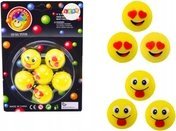 Leantoys Set Mit Gummistempeln Emojis, 6 Stk, Gelb