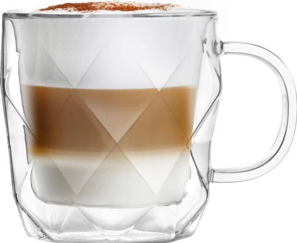 Vialli Design Kop Med Dobbelt Væg Geo 450 Ml 8517