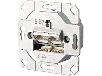 Metz Connect Btr E-Dat C6 8/8(8) Up0 - Anschlussdose, Unterputz - Rj-45 X 2 (1307381200-I)