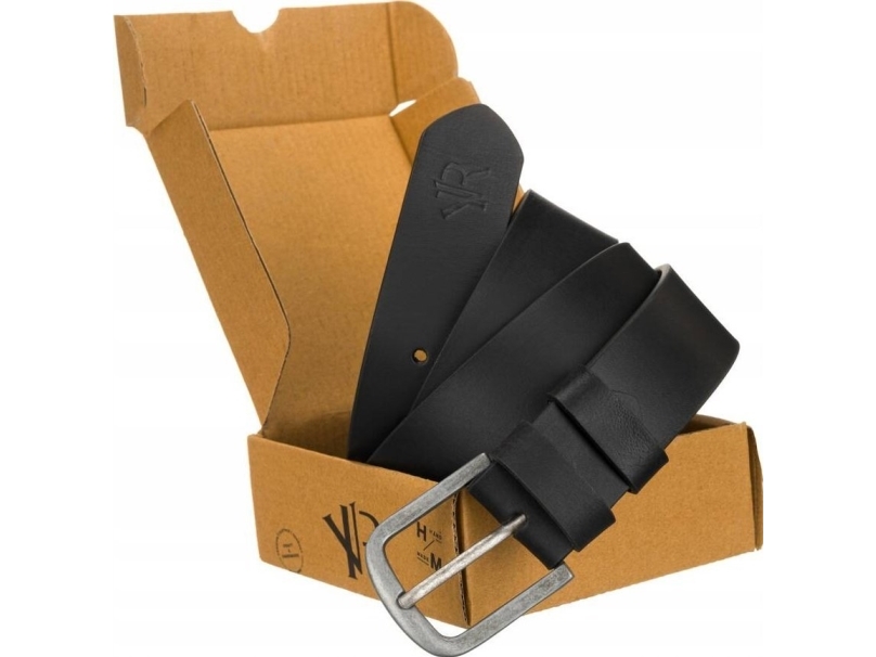 Rovicky læderbælte til mænd med klassisk spænde Lumarko!
