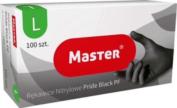 Master Master Nitril Handschuhe Sort L 100 Stück