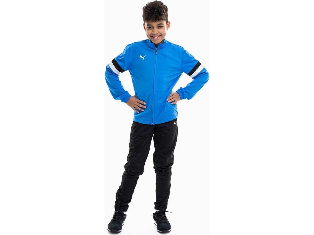 Puma Team Rise Trainingsanzug Blau-Schwarz 658655 02