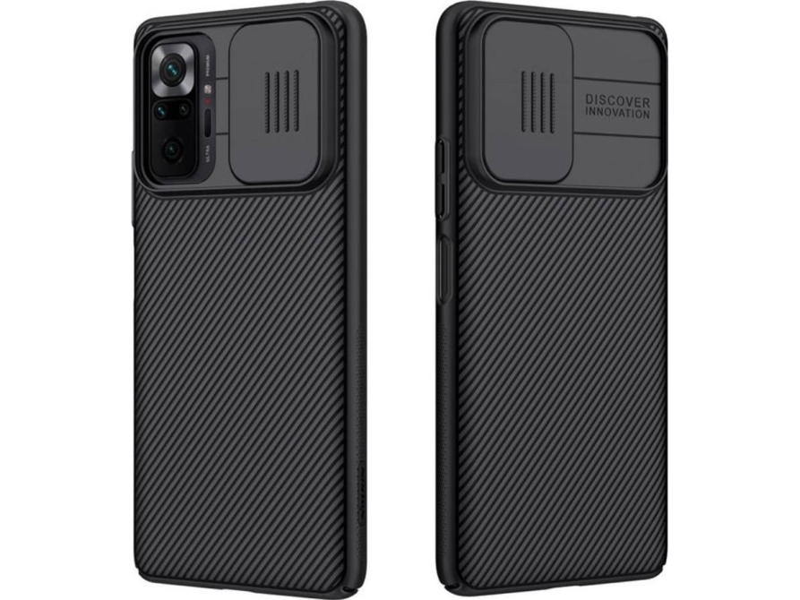 Nillkin Camshield Fodral För Xiaomi Redmi Note 10 Pro/10 Pro Max Svart