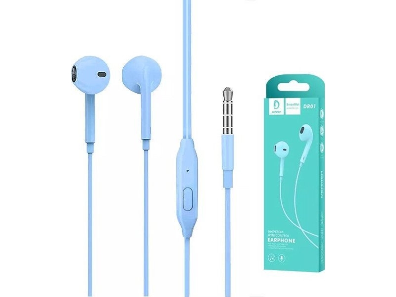 Kopfhörer Vega Headphones Universal Denmen Jack 3.5 Inch Blue Dr01&Gt