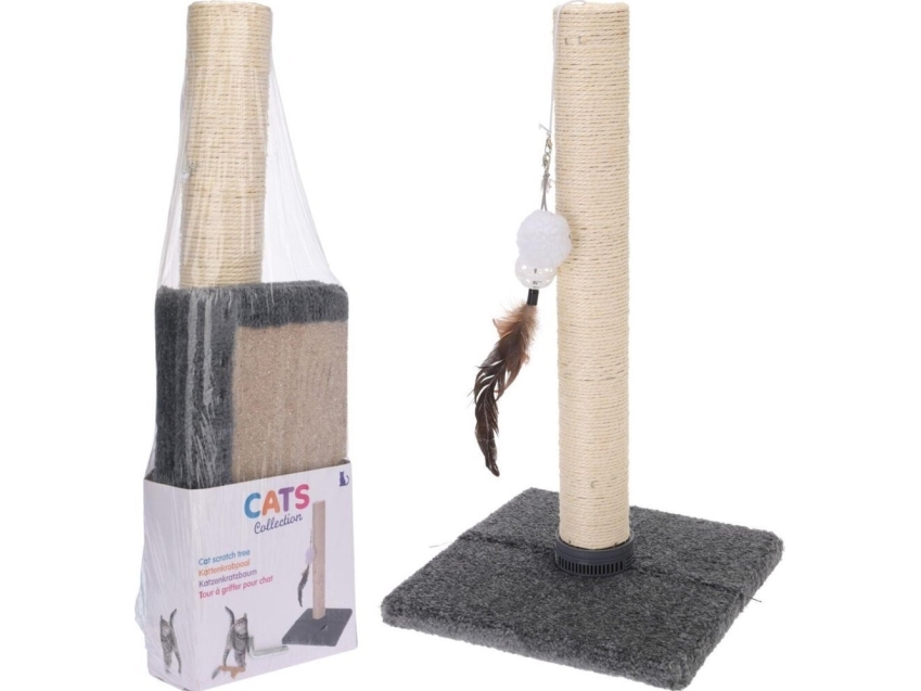Koopman Kissan raapimispylväs ja lelu 53cm