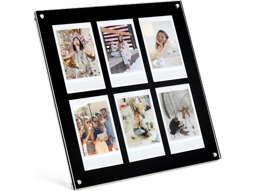 Loveinstant Fot????Me 6 Billeder Til Fujifilm Instax Mini / Xiaomi / Polaroid / Canon / Hp / Kodak - Zink (Sort)