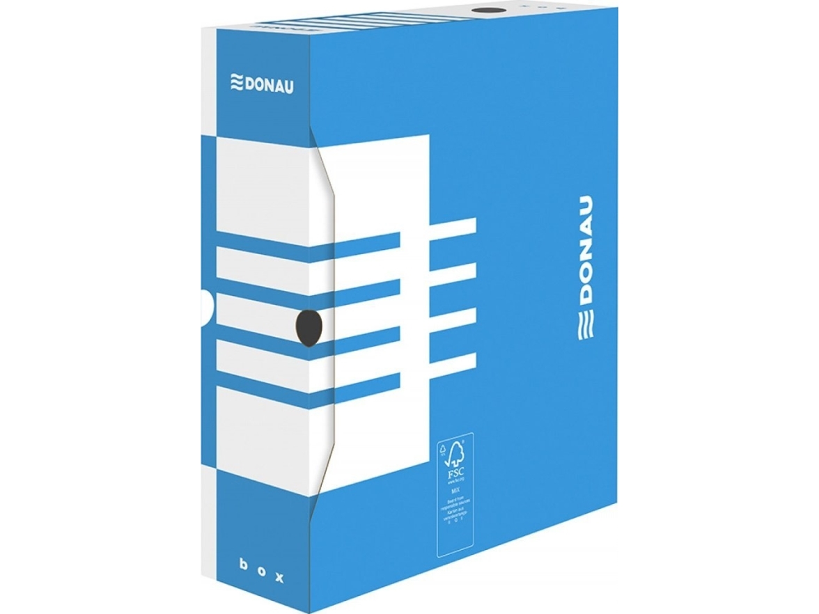 Donau Filing Box Donau A4/100mm blå -