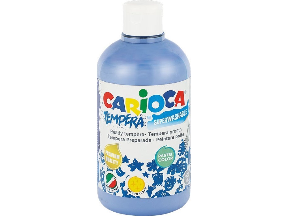 Carioca temperafärg Carioca 500ml pastellblå - | Skola & Hobby - Konstmaterial - Akvareller och vattenfärger | GameStuff