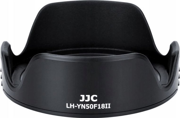 JJC Tulppaani objektiivisuoja Yongnuo YN 50mm 50mm f/1.8 II objektiiville / LH-YN50F18II Musta