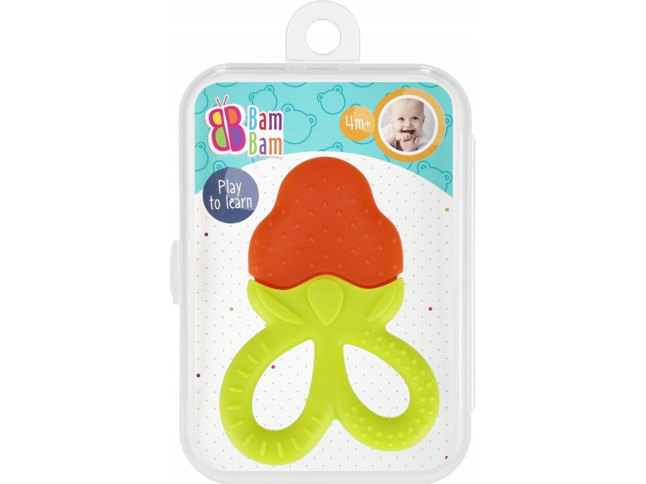 BamBam BAM BAM TRUSKAWKA GRYZAK 9X14X2 ETUI 188 | Leksaker - För dom minsta - Tuggleksaker | GameStuff