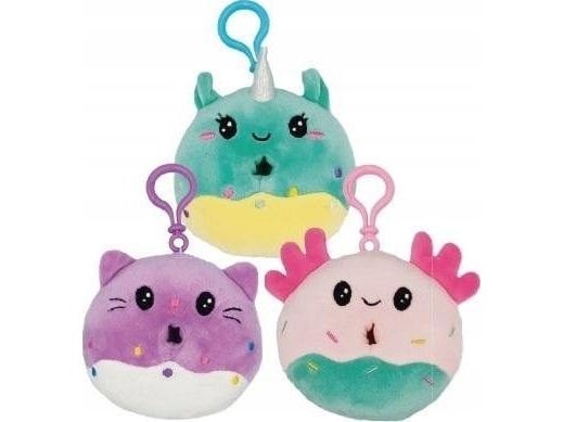 Stnux Plüsch Donut Schlüsselanhänger Mix 12Pcs Display