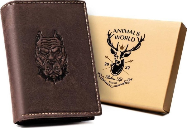 Alltid vild stor vertikal plånbok i läder för män Lumarko! | Sällskapsdjur - Hund - För hundägaren | GameStuff