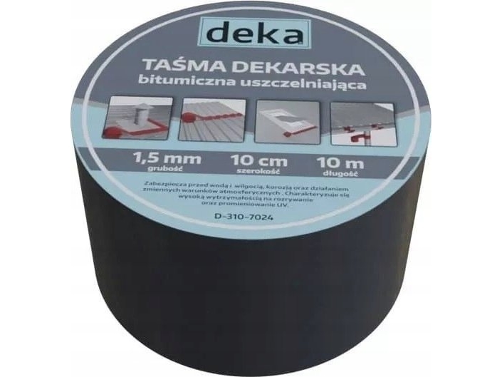 Tytan tætningsbånd til tag alu-butyl 10 cm x 10 m sort