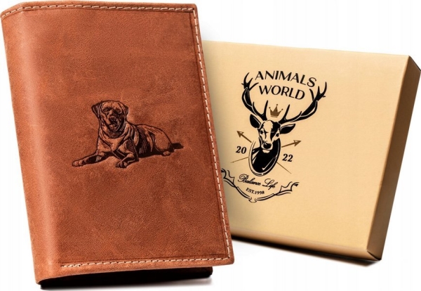 Alltid vild stor vertikal plånbok i läder för män Lumarko! | N - A | GameStuff