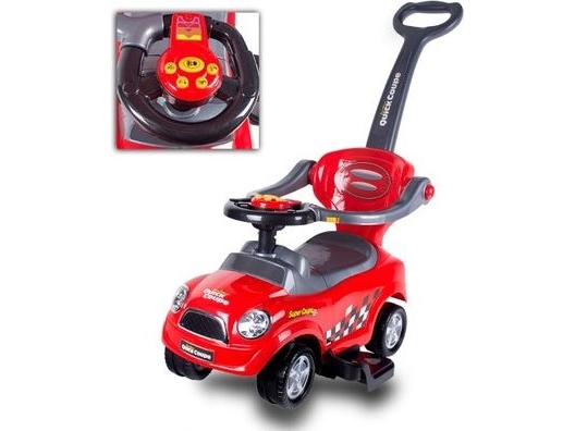 Multistore Giga Car køredele/figurer 3-i-1 rød