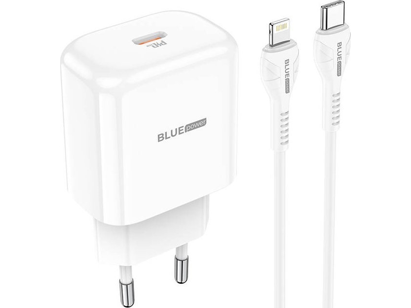 Blue Power Netzteil Bbn3 Qc 20W + Lightning-Kabel Weiß