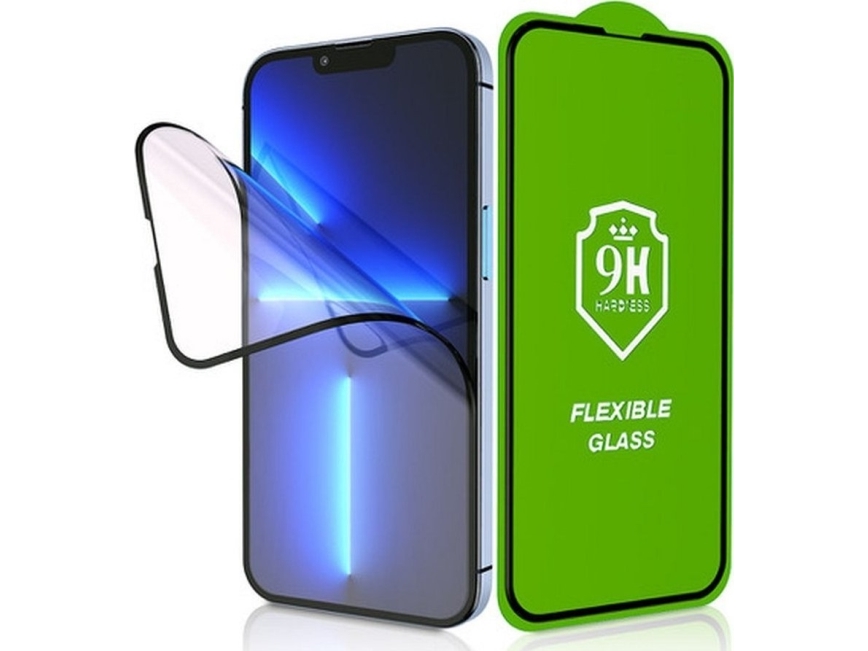 Bestsuit Hybridglas Bestsuit Flexible 5D Full Glue Für Samsung Galaxy A54 5G Schwarz