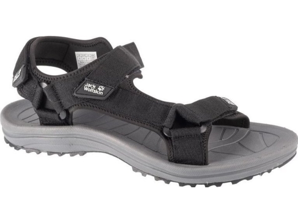 Jack Wolfskin Jack Wolfskin Wave Breaker Sandal M 4052011-6000 svart 45,5 | Sport & Träning - Skor - Flip-flops & sandaler | GameStuff
