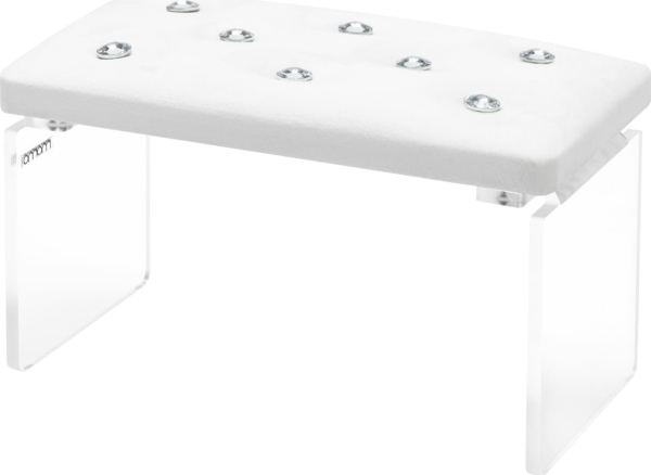 Activeshop Momo Diamond Velour Ecru Maniküreständer