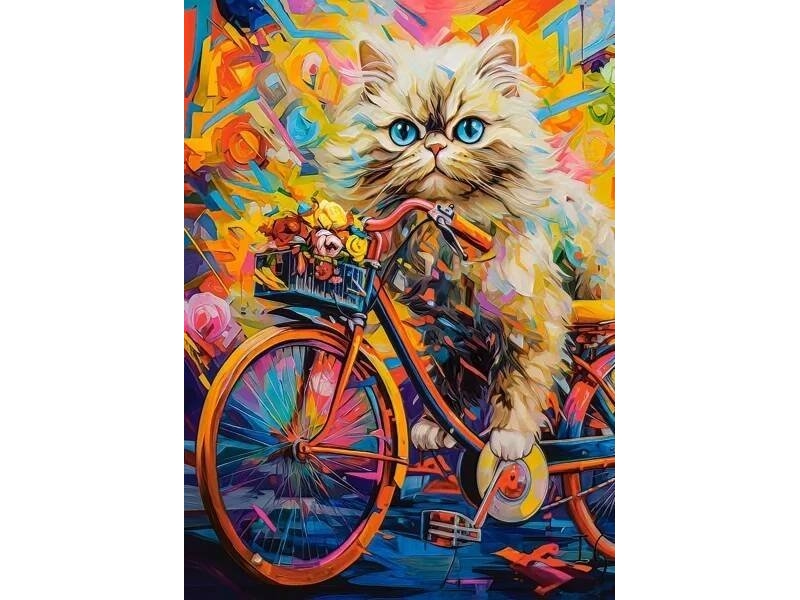 Castorland Puslespil 180 Kitten's Floral Ride Castor