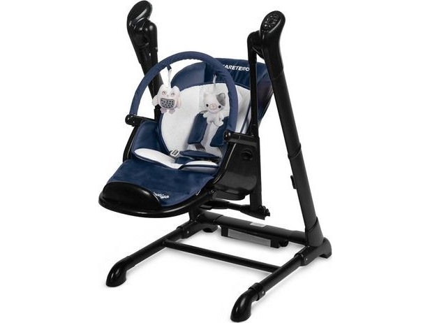 INDIGO BLACK NAVY højstol + gynge