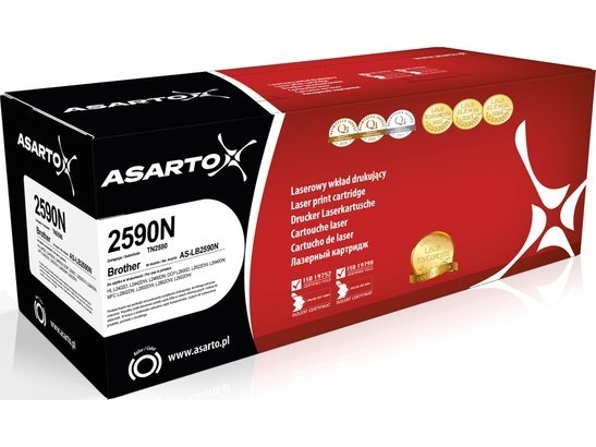 Toner Asarto Für Brother 2590N | Tn2590 | 1200 Seiten | Schwarz